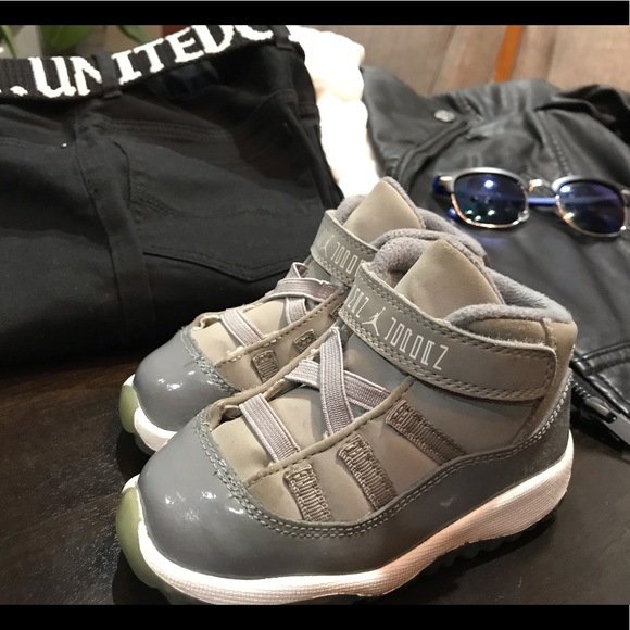jordan 11 cool grey toddler